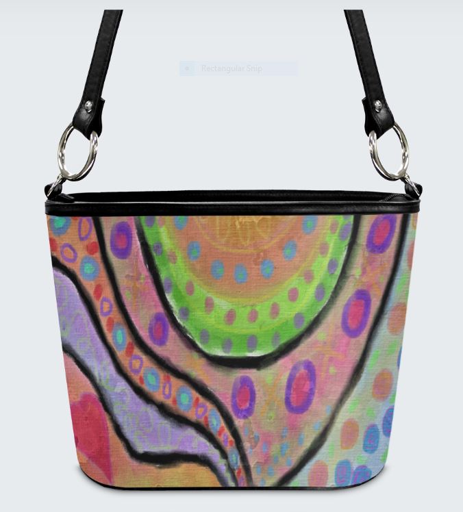 Original Abstract Art Shoulder Bag on Luulla