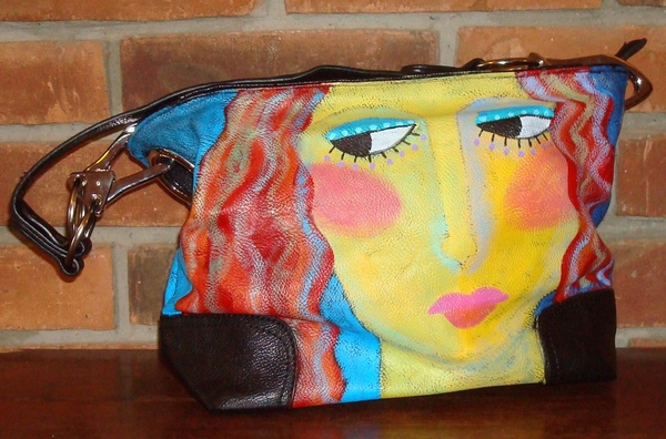 Hand Painted Handbag Purse Shoulder Bag Hobo Bag on Luulla