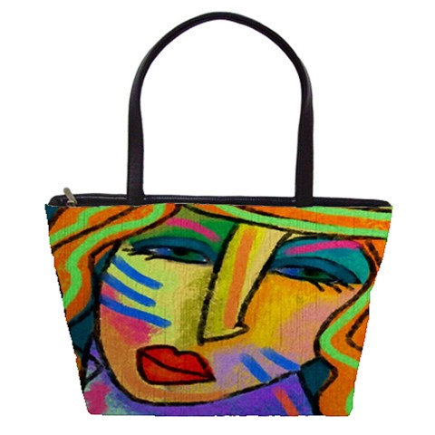 Abstract Art Handbag Purse Shoulder Bag My Colorful Abstract Digital ...